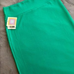 Green pencil skirt